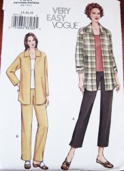 7697 EZ VOG HIP SHIRT, SHELL TOP, PANTS LENGTHS PATTERN 14-18
